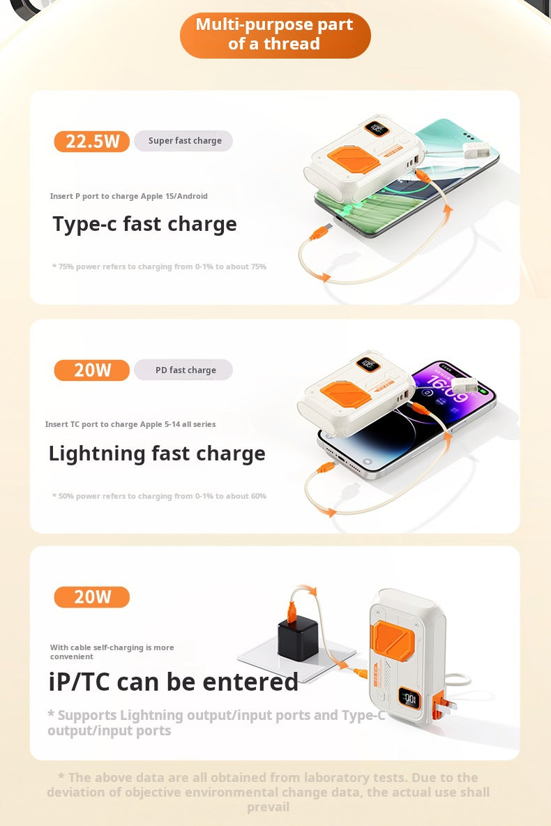 HT39 Triple - function Energy - storing Power Bank